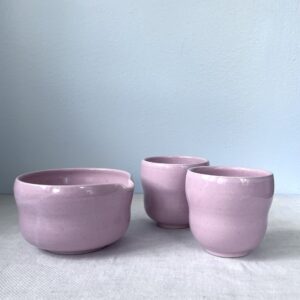 Matcha set for two - Lovely Pink