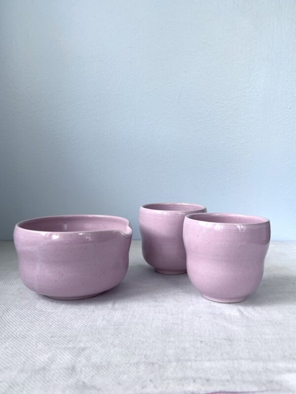 Matcha set for two - Lovely Pink