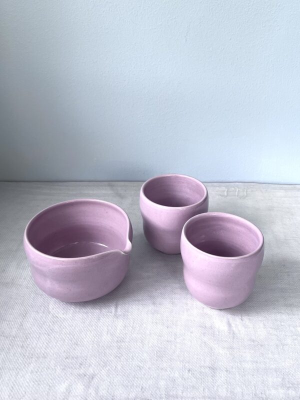 Matcha set for two - Lovely Pink - Image 2