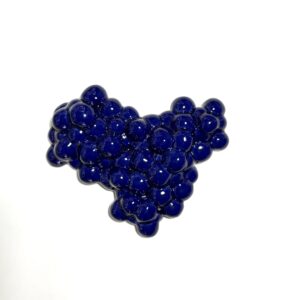 The Love Spawn -wall sculpture, Blue