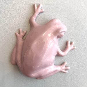 Sammakko -seinäveistos, pinkki