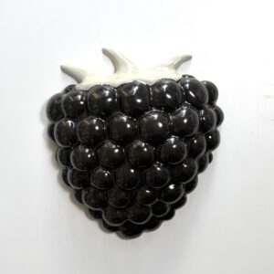 Raspberry -wall sculpture, black