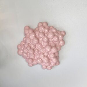 The Spawn II -wall sculpture, pink
