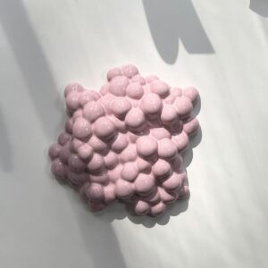 The Spawn II -wall sculpture, pink