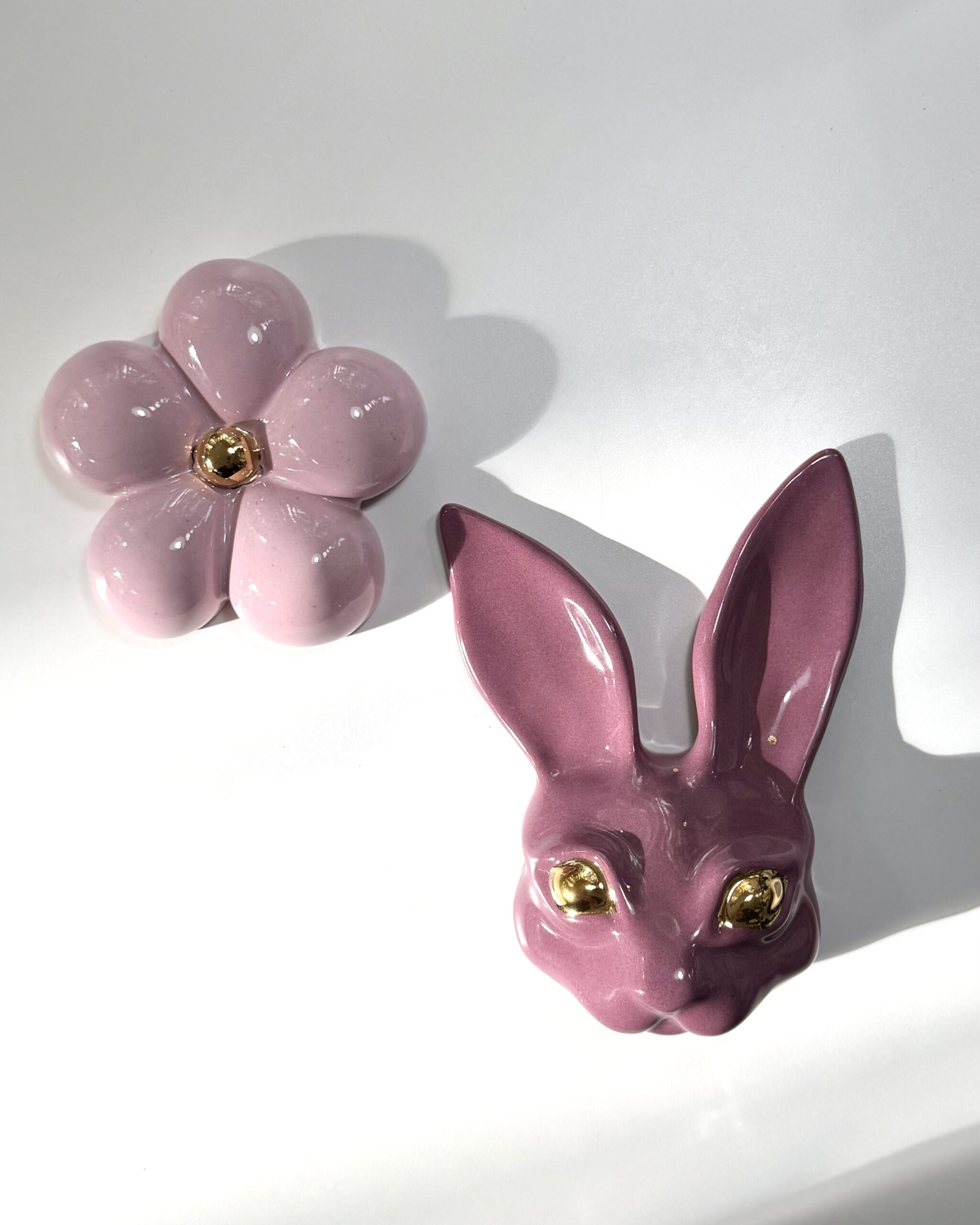 Pink Flower -wall sculpture - Image 2